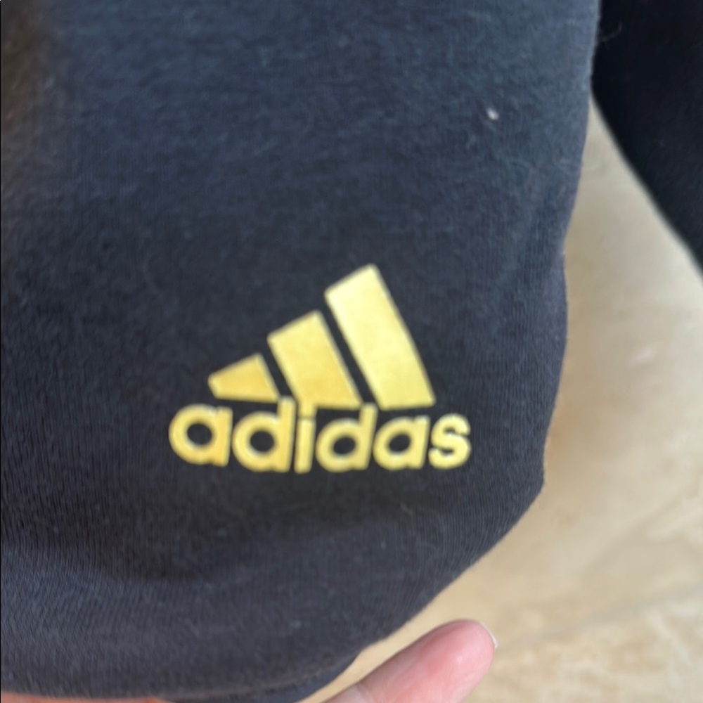 Adidas Men's Black Fleece Pullover hfm - Picture 2 of 4